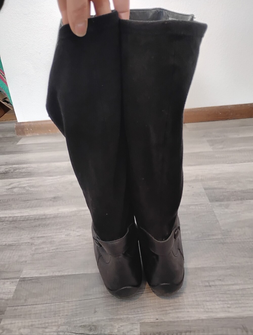 Dansko Black Leather Calf Boots - Picture 3 of 6